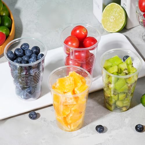 SIUQ 2000 Pack 9 oz Clear Plastic Cups, Bulk Disposable Water Cups 9 Ounce | Perfect For Parties, Picnics, BBQs, Weddings, Travel, Holidays. Use For Water, Juice, Soda, Coffee, Tea, Cocktails - style: 9 oz-2000pack