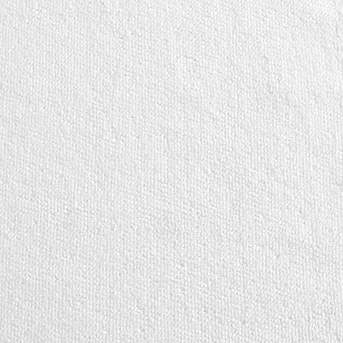 Vera Wang - Bath Towels, Plush Cotton Bathroom Towels with Zero Twist Design, Highly Absorbent & Low-Lint, Set of 6 (Sculpted Pleat White) - color: Sculpted Pleat White, size: 6 Piece