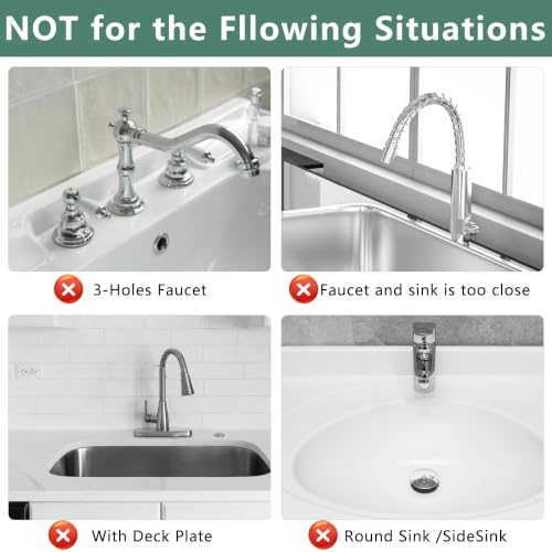 NiuYichee Water Absorbent Faucet Mat for Kitchen Sink,Stone Drying Sink Mat | Absorbing Stone Tray for Bathroom Counter, Diatomite Coaster, Sink Splash Guard/ Sink Protectors, Fast-dry, Prevent Moisture