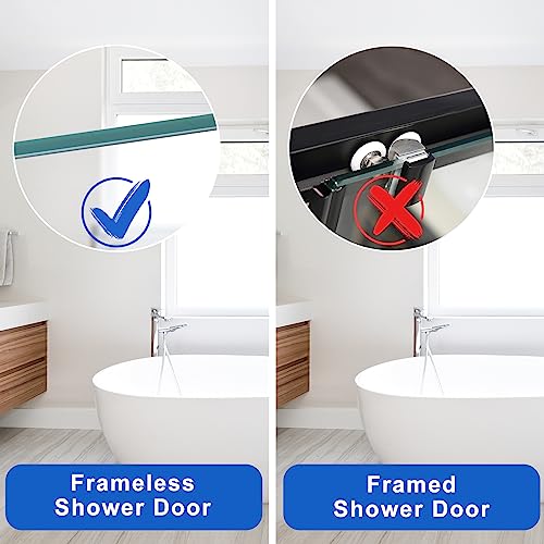 Shower Door Hooks, Shower Hooks for Towels, Heavy Duty Drilling-Free Double Sided Towel Hooks for Bathroom Frameless Glass Door, Over the Door Towel Hooks, 3 Packs - size: 3 Pack