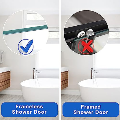 Shower Door Hooks, Shower Hooks for Towels, Heavy Duty Drilling-Free Double Sided Towel Hooks for Bathroom Frameless Glass Door, Over the Door Towel Hooks, 3 Packs - size: 3 Pack