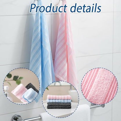 Exfoliating Washcloth, Exfoliating Towel, 4 Pcs Exfoliating Towel for Daily Skincare and Travel Use, with Properties, Shower