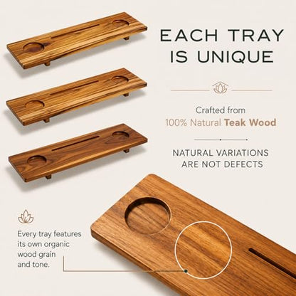 Fjord 29" Premium Teak Bathtub Tray for Small & Standard Tubs - size: Short (29 in)