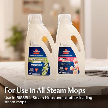 BISSELL Spinwave SmartSteam Steam Cleaner Mop, Swivel Steering, 3897A | SmartSteam sanitizes hard floors; LED headlights; corded electric for scrubbing and sanitizing - style: SpinWave SmartSteam