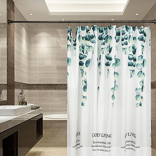 Heavy Duty Shower Rod, Adjustable Shower Curtain Rod, Expandable 47-84 Inch, Permanent Mount Shower Rod, Never Rust Stainless Steel For Window Curtain and Closet, Oil Rubbed Bronze - color: OIL RUBBED BRONZE