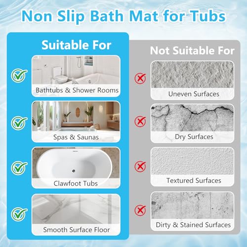 Kids Bath Mat for Tub Non Slip – 40"x16" Cute Cartoon Turtle Baby Bathtub Mats, Machine Washable, Extra Long Tub Mats with Suction Cups & Drain Holes Non Slip Baby Shower Mat for Toddler Bath(Turtle) - color: Turtle1