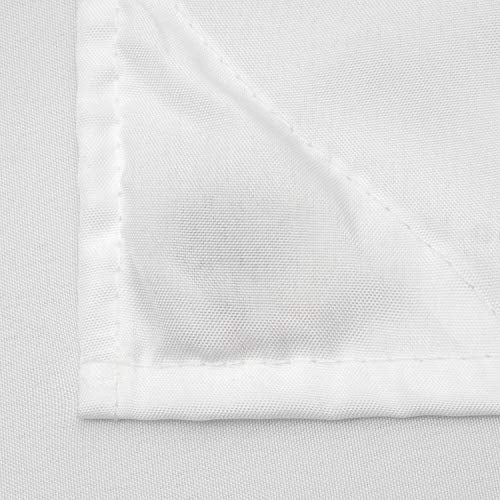 N&Y HOME Fabric Snap in Shower Curtain Liner Replacement White, 70x66 | for 71"x84" Extra Long Hotel Style Shower Curtain, With Magnets, Removable & Detachable, Washable, Water Repellent - color: White, size: 70"W x 66"L (Pack of 1)