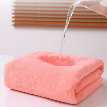 Ultra-Soft Bath Towel (70cm x 140cm) - Quick-Drying, Superfine Fiber Coral Fleece Towel with High Water Absorption, Suitable for Bathing, Fitness, Bathroom Use, Sports, Yoga, Travel