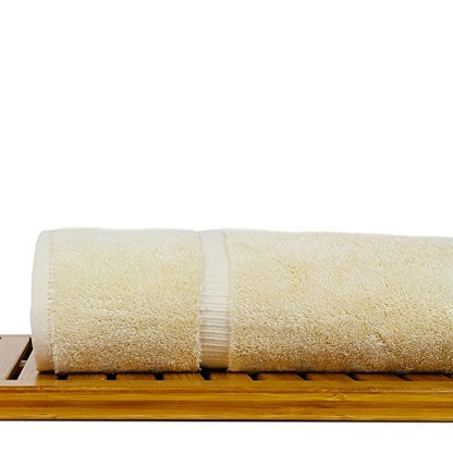 Luxury Hotel & Spa Ultra Soft Bath Towels 100% Turkish Cotton - Driftwood - Set of 4 - color: Beige, size: Bath Towel - Set of 4