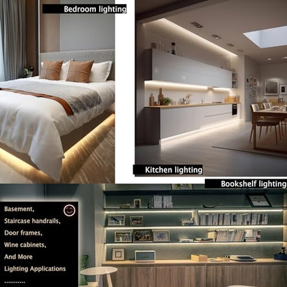 LED Vanity Mirror Lights, Hollywood Style Makeup Lighting, 10FT/6000K/Dimmable/12V Adapter/Self-Adhesive Strip Lights for Mirror, Lighting for Makeup Vanity Table & Bathroom Mirror - size: 10FT Vaniyt Light strip