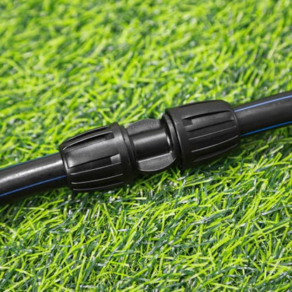 10 Pack 1/2 Inch Drip Irrigation Coupling Fittings (1/2" ID x 0.65" OD) - 1/2'' Drip Line Anti-Drop Barbed Lock Nut Coupler Connectors for 1/2 Inch Drip Irrigation Tubing Irrigation System - size: 1/2" Drip Coupling