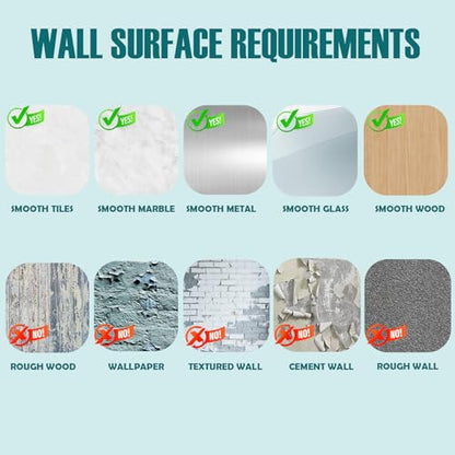 Suction Cup Shower Head Holder with Storage Hook, 360° Adjustable Handheld Shower Wand Holder, No-Drill Locking Mount, Supports Up to 22 lb (10 kg), Rust-Resistant for Bathroom and RV