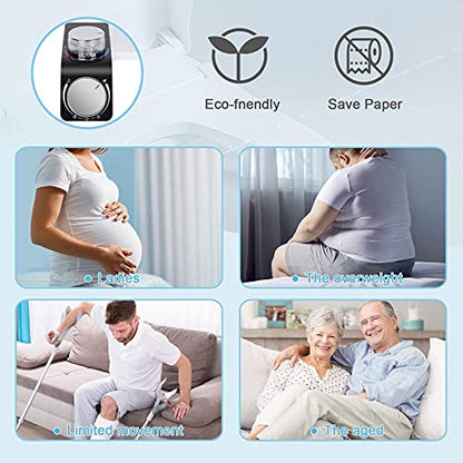 Bidet Attachment - Warm and Cold Water Bidet for Toilet, Non-Electric Bidet Toilet Seat Attachment with Self-Cleaning Dual Nozzle, Easy Installation, Fresh Water Spray for Sanitary and Feminine Wash