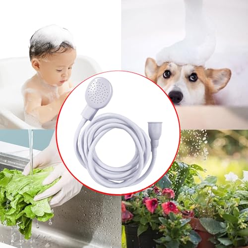 13.12ft/4m Sink Spray Hose,Shampoo Sprayer Hose Handheld Portable Sink Hose Spraye Strainers for Bathing Baby,Pets Shower,Rinsing Vegetables,Washing Hair - size: 4 m