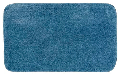 Garland Rug Traditional Bath Rug, 30-Inch by 50-Inch, Basin Blue - color: Basin Blue, size: 2'6" x 4'2" (Rectangular)