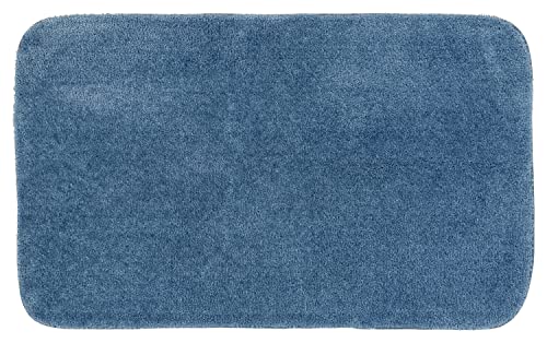 Garland Rug Traditional Bath Rug, 30-Inch by 50-Inch, Basin Blue - color: Basin Blue, size: 2'6" x 4'2" (Rectangular)