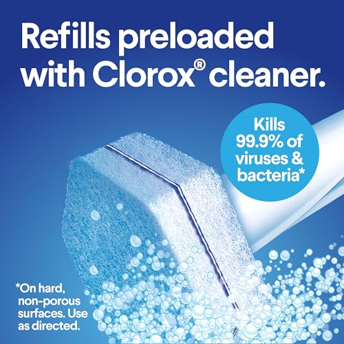 CLOROX ToiletWand Toilet Cleaner Refills,Toilet brush,Original,10 Count (Pack of 6) - size: 10 Count (Pack of 6)