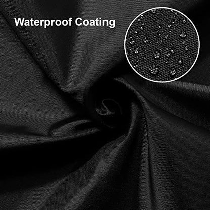 Black Shower Curtain Liner, Black Fabric Shower Liner, 2-in-1 Bathroom Shower Curtain and Liner, 12 Grommet Holes, Water Proof, Machine Washable, Hotel Quality, 72 x 72 Inches - color: Black, size: 72"W x 72"L (Pack of 1)