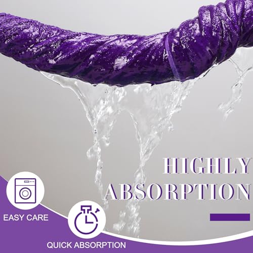 SmoothNovelty 2 Pcs Oversized Bath Towels 40 x 80 Inch, Extra Large Bath Sheets Microfiber Lightweight & Quick Dry, Jumbo Shower Towels for Adults Beach, Gym, Pool, Spa, Travel (Purple) - color: Purple