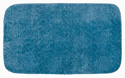 Garland Rug Traditional Bath Rug, 24-Inch by 40-Inch, Basin Blue - color: Basin Blue, size: 2' x 3'4" (Rectangular)