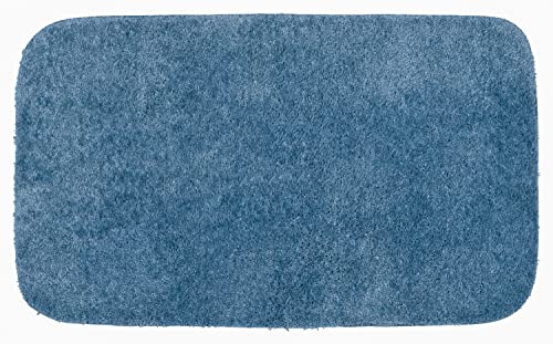 Garland Rug Traditional Bath Rug, 24-Inch by 40-Inch, Basin Blue - color: Basin Blue, size: 2' x 3'4" (Rectangular)