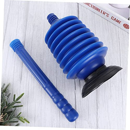Toilet Clog Remover High Pressure Plunger for Bathroom Toilet Cleaning Tool Eco-Friendly Blue