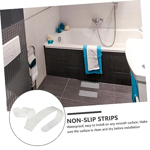 LABRIMP 36pcs Non-Slip Bath Safety Strips 2cm x 38cm Waterproof Adhesive Anti-Slip Treads for Bathtubs Showers and Stairs for Bathroom Use - size: 38X2cm