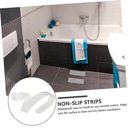 LABRIMP 36pcs Non-Slip Bath Safety Strips 2cm x 38cm Waterproof Adhesive Anti-Slip Treads for Bathtubs Showers and Stairs for Bathroom Use - size: 38X2cm