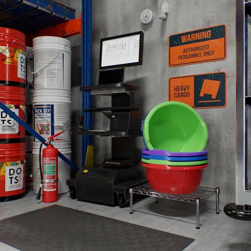 18" Deep x 24" Wide x 8" Height 1-Tier Wire Shelving Kit | NSF Commercial Storage Rack Unit - size: 18" Deep x 24" Wide