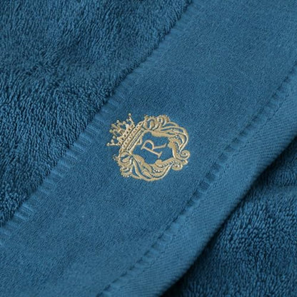 Luxury Bathroom Super Soft and Highly Absorbent Premium 100% Cotton Bath Towel Set for Gifts (Blue-R) - color: Blue-r