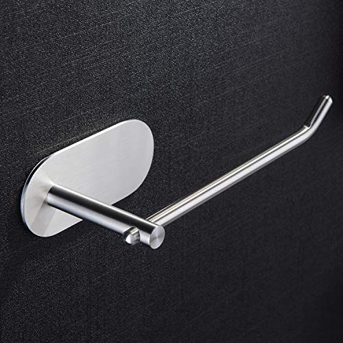 ZUNTO Hand Towel Holder for Bathroom, Self-Adhesive Hand Towel Rack for Wall - No Drilling Towel Ring SUS 304 Stainless Steel Brushed Silver