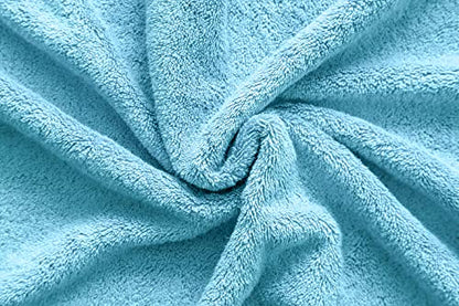 American Veteran Towel, Hand Towels for Bathroom Set of 4, 100% Cotton Turkish Hand Towel Sets, Soft Hand Face Towels, Sky Blue Hand Towels - color: Sky Blue, size: 16x28