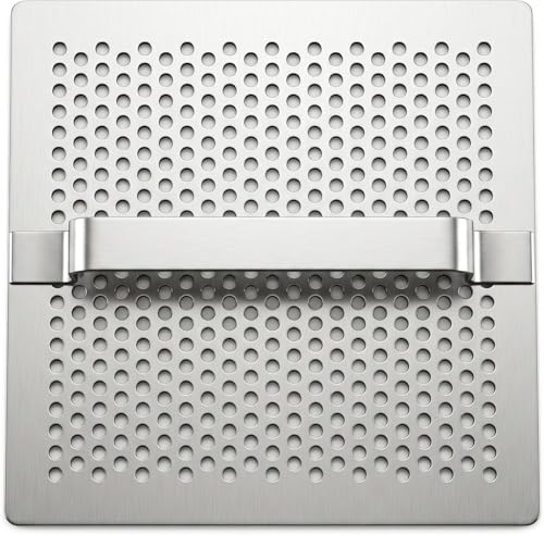 7 3/4 Inch Floor Drain Strainer Basket, Commercial Drain Catcher with Handle | Debris Basket for Restaurant Kitchen Floor Drains | Clog Prevention Strainer | NSF (Depth: Flat)