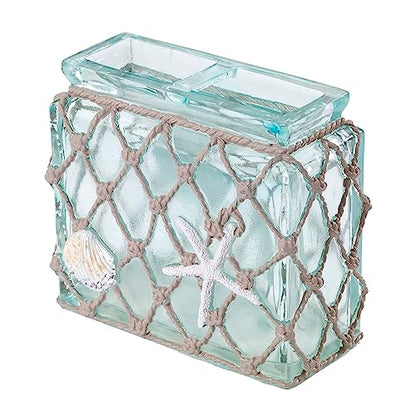 Avanti Linens - Toothbrush Holder, Coastal Home Decor, Seaglass - size: Toothbrush Holder