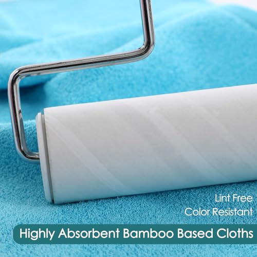 JEFFSUN Baby Washcloths 12 Pack,Super Soft Face Towels,10''x10'',White+Blue | 100% Viscose,Gently Wash Face & Body,Skin Friendly,Easy Rinsed,Hanging Loop,Fast Dry,Newborn Kid Toddler Bath Shower Gifts - color: White & Blue, size: 10x10 inch-12 Pack