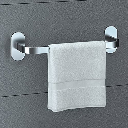Towel Bar, Stainless Steel Single Towel Racks, Multiple Uses for Bathroom Kitchen Hand Towel Holder Dish Cloths Hanger Waterproof Wall-Mounted Towel Bar (Size : 45 * 9.2 * 4.8cm) - size: 45*9.2*4.8cm