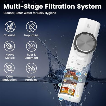 FEELSO Bidet Attachment for Toilet with Filter, Bidet Toilet Seat | Ultra-Slim & Non-Electric Bidet Sprayer, Self-Cleaning Dual Nozzle (Frontal/Rear Wash), Adjustable Water Pressure - style: Cold