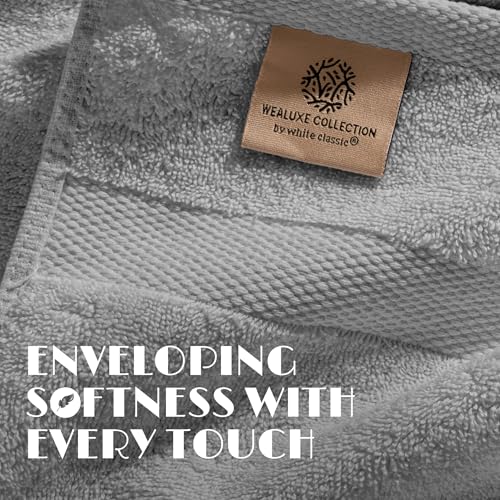 Luxury Soft Bath Sheet Towels Set - 650 GSM Cotton Luxury Bath Towels Extra Large 35x70 | Highly Absorbent and Quick Dry | Hotel Quality Extra Large Bath Towels Oversized, Light Gray, 2 Pack - color: Light Gray, size: Bath Sheets, 2 Pack