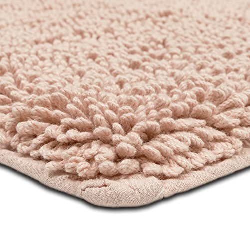 Mohawk Home Classic Cotton Ii Blush 1' 9" x 2' 10" Bath Mat - color: Blush Pink, size: 1'9" x 2'10" (Rectangular)