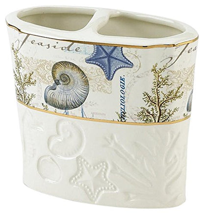 Avanti Linens - Toothbrush Holder, Countertop Accessories, Bathroom Home Decor (Antigua Collection) - size: Toothbrush Holder