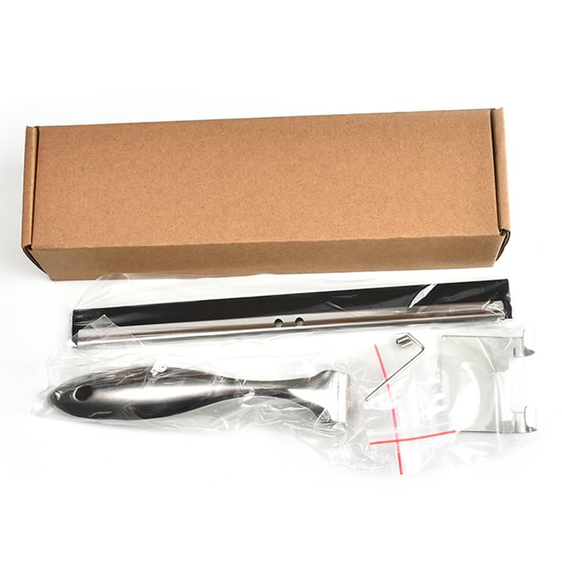 All-Purpose Shower Squeegee for Glass Doors,Tile Shower Walls,Squeegee for Shower Glass,Shower Squeegee,Bathroom, Window,Floors, Glass and Car Windshield, Mirrors and Kitchen-Stainless Steel