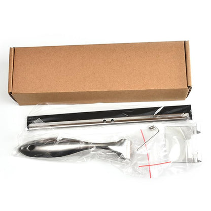 All-Purpose Shower Squeegee for Glass Doors,Tile Shower Walls,Squeegee for Shower Glass,Shower Squeegee,Bathroom, Window,Floors, Glass and Car Windshield, Mirrors and Kitchen-Stainless Steel