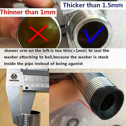 shower head swivel adapter ball joint,showerhead adjustable connector,brushed nickel