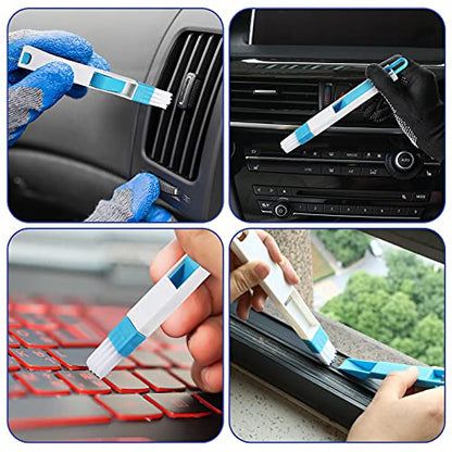 10 Pieces Cleaning Brush Small Scrub Brush, Window Door Sliding Track for Cleaning Sink Scrub, Bathroom Kitchen Edge Corner Grout, Sliding Door or Window