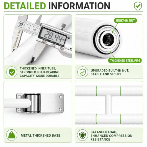 30-Inch Flip-Up Toilet & Shower Standing Assist Grab Bar for Seniors | Toilet Safety Rails, Foldable Grab Bar, Wall Mounted Handle for Elderly & Handicap, disabled aid, nonslip grip, well price