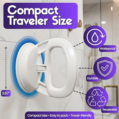 Safe-er-Grip Traveler Suction Cup Balance Assist Bar for Bath and Shower | Traveler suction cup balance assist bar provides portable support for tubs and showers at home, hotels and while traveling. - size: 1 Count (Pack of 1)