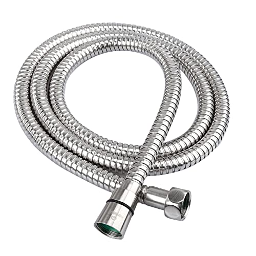 HOMEIDEAS 60 inches Shower Hose, 5 feet Long 304 Stainless Steel Handheld Shower Head Hose Replacement, Flexible Hose Extension - size: 60 Inch