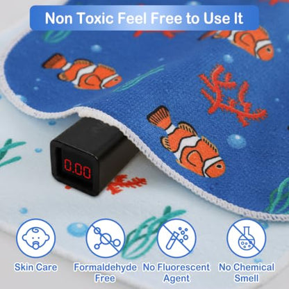 Baby Washcloths, 24Pack Baby Wash Cloths Extra Soft & Ultra Absorbent, Baby Towels and Washcloths Face Towels for Unisex Boys Girls Body, Washclothes Gentle on Sensitive Skin, 9x9 Fish - color: Fish
