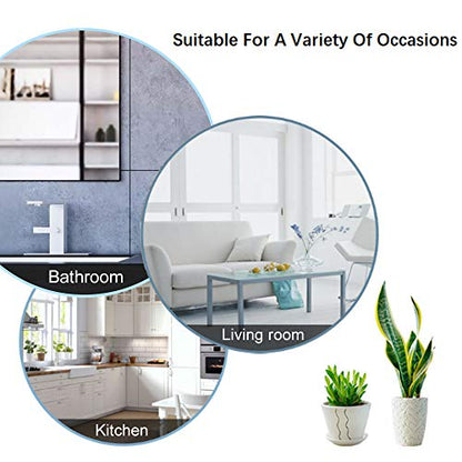 NearMoon Self Adhesive Bathroom Towel Bar- Stainless Steel Bath Wall Shelf Rack Hanging Towel Stick On Sticky Hanger Contemporary Style, NO Drilling (1 Pack, Brushed Nickel, 16-Inch Towel Rack) - color: Brushed Nickel, size: 16-Inch