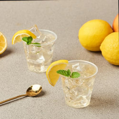 Jaluxing 500 Count 5 oz Crystal Clear Disposable Plastic Cups Bulk PP Cups for Parties, Water, Wine, Cold Drinking (Formerly FULING) - style: 5 OZ.